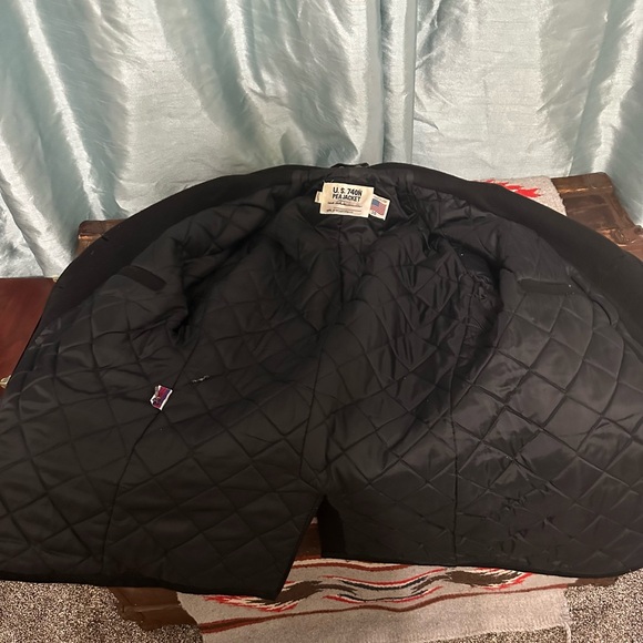 Vintage Schott 740N Black Peacoat in a size 38 - Picture 4 of 6